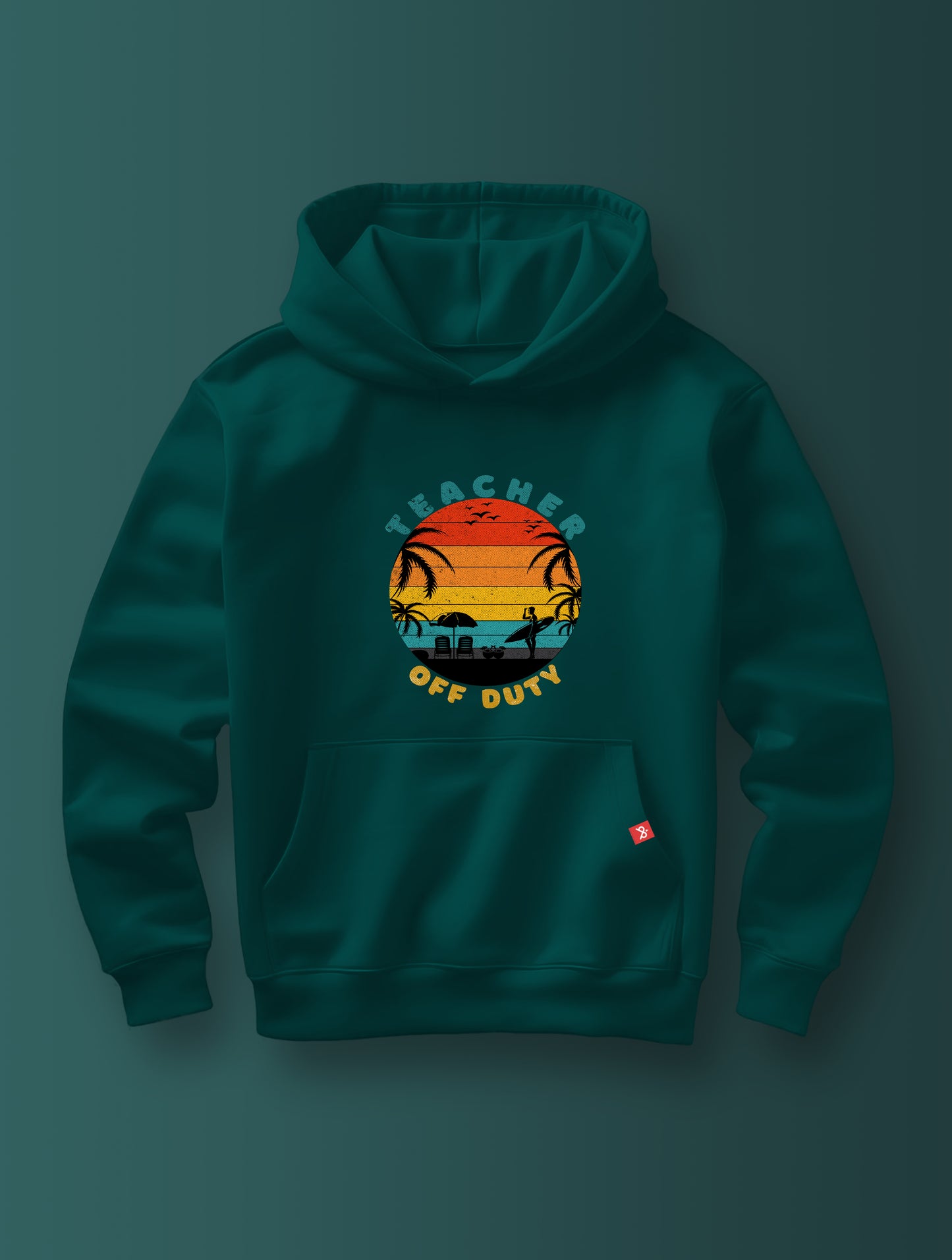 Retro Teacher Off Duty - Hoodie