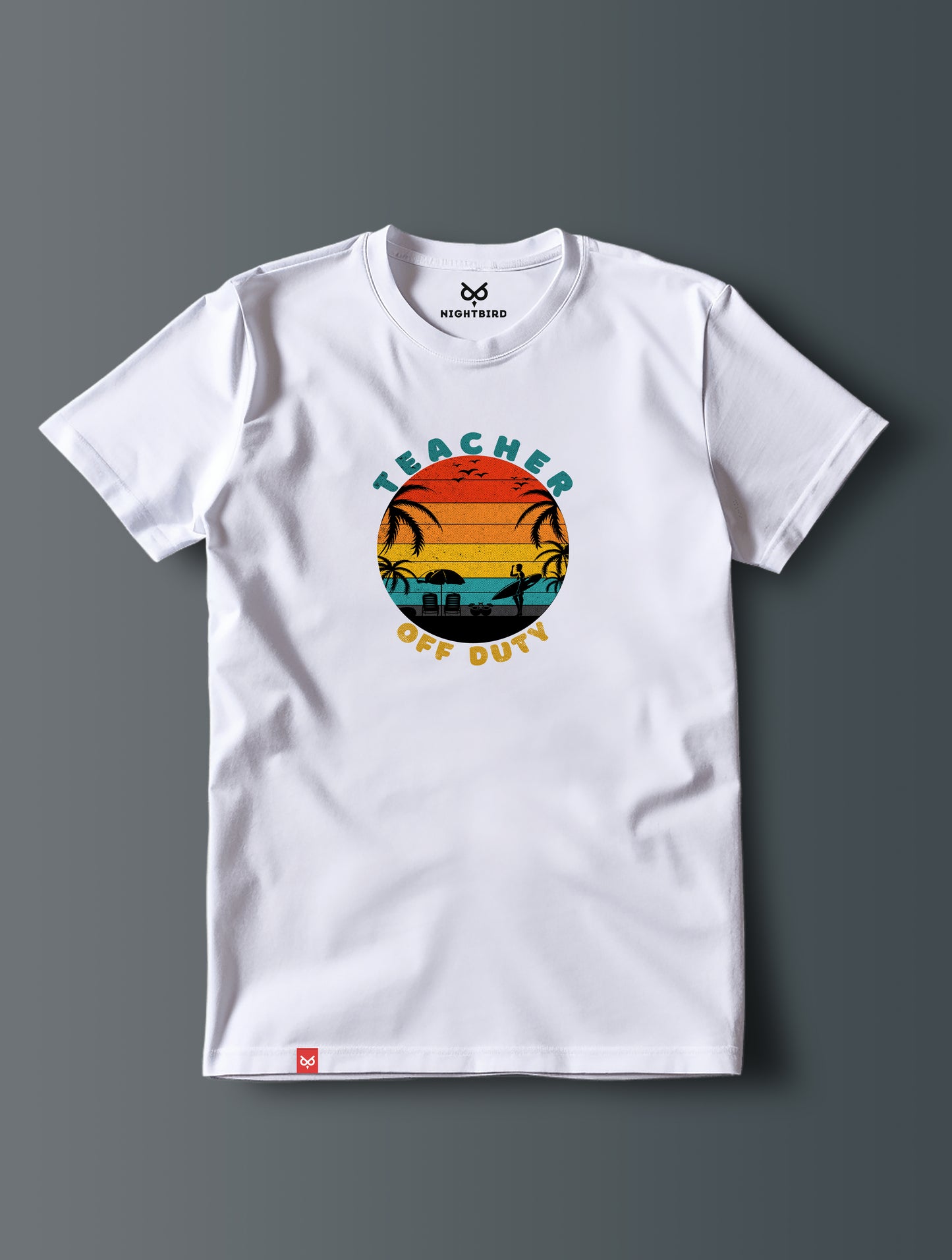 Retro Teacher Off Duty - Tee