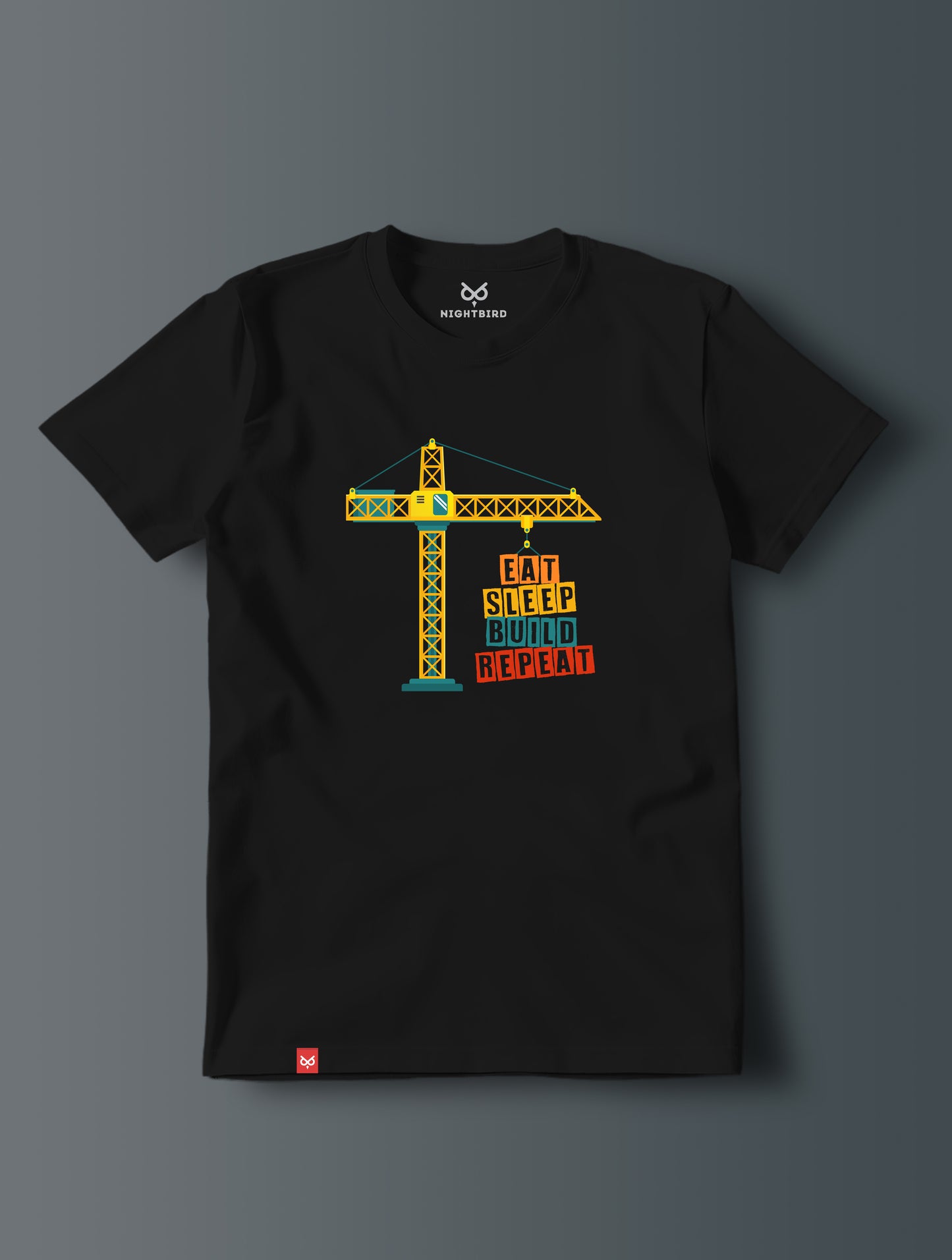 Retro Eat-Sleep-Build-Repeat