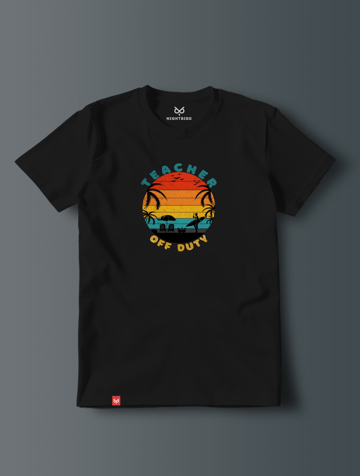 Retro Teacher Off Duty - Tee