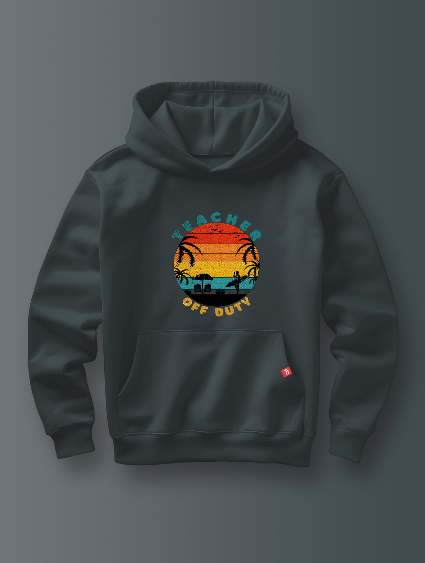 Retro Teacher Off Duty - Hoodie