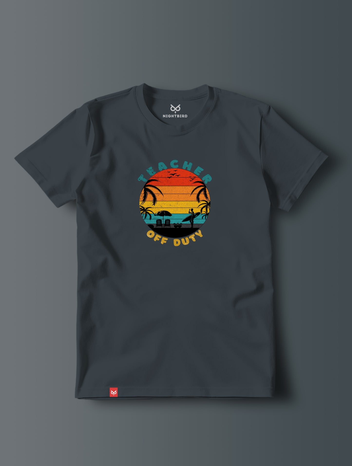 Retro Teacher Off Duty - Tee