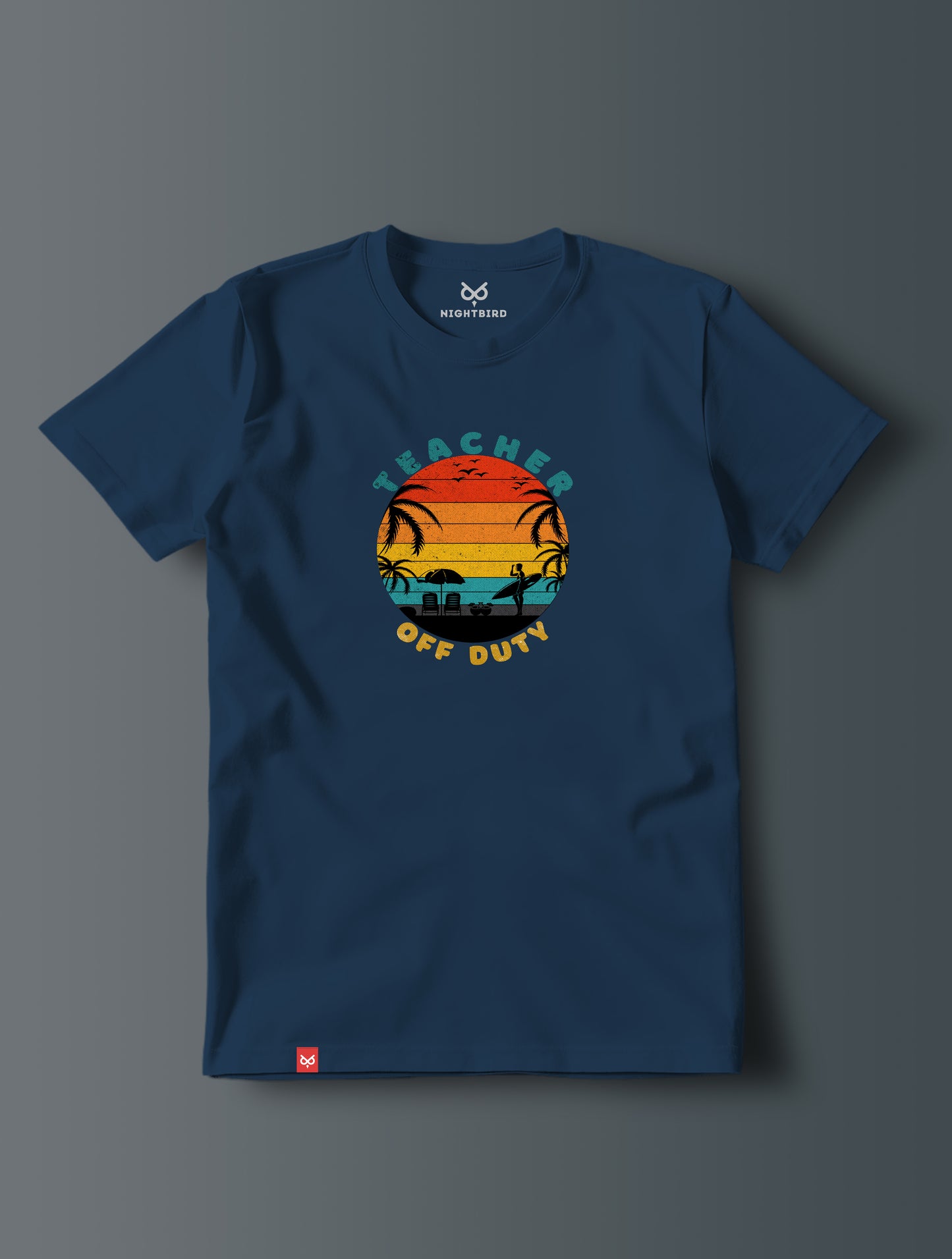 Retro Teacher Off Duty - Tee