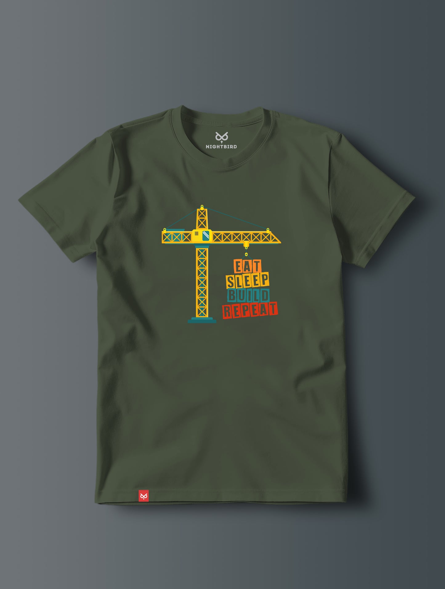 Retro Eat-Sleep-Build-Repeat