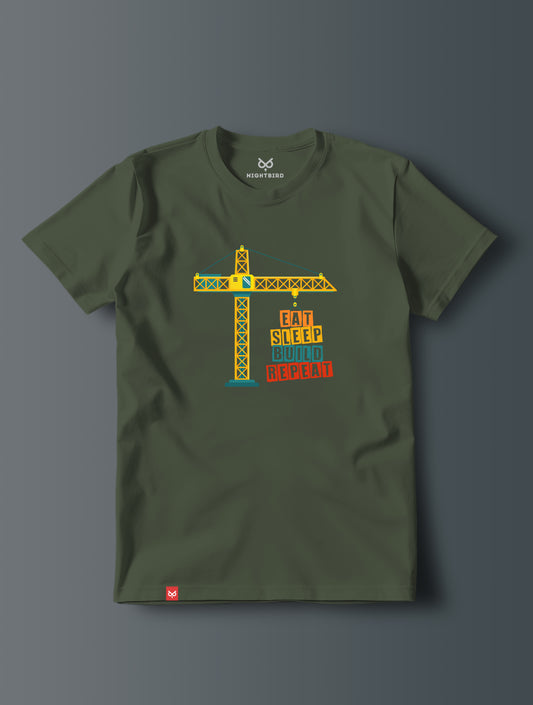Retro Eat-Sleep-Build-Repeat