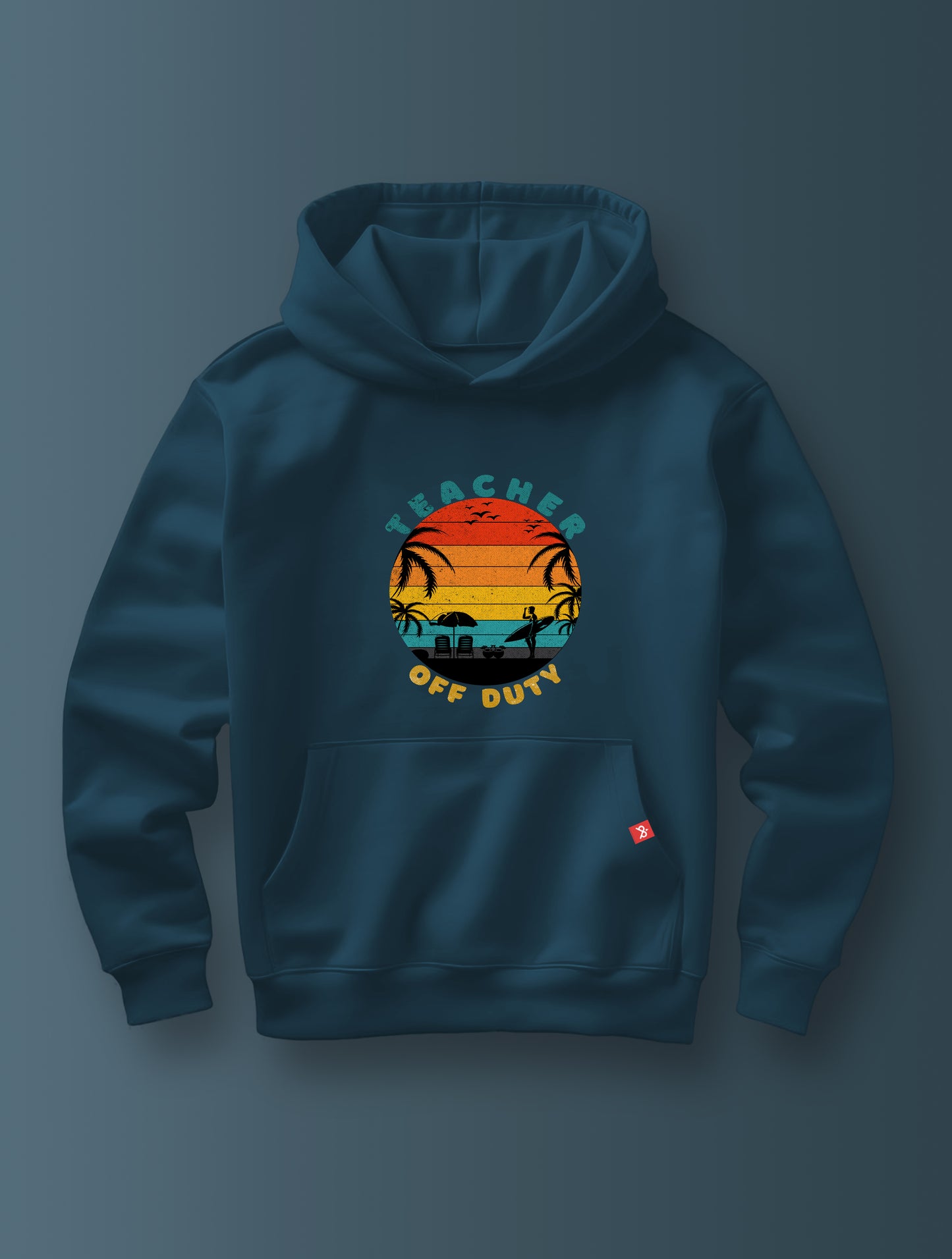 Retro Teacher Off Duty - Hoodie