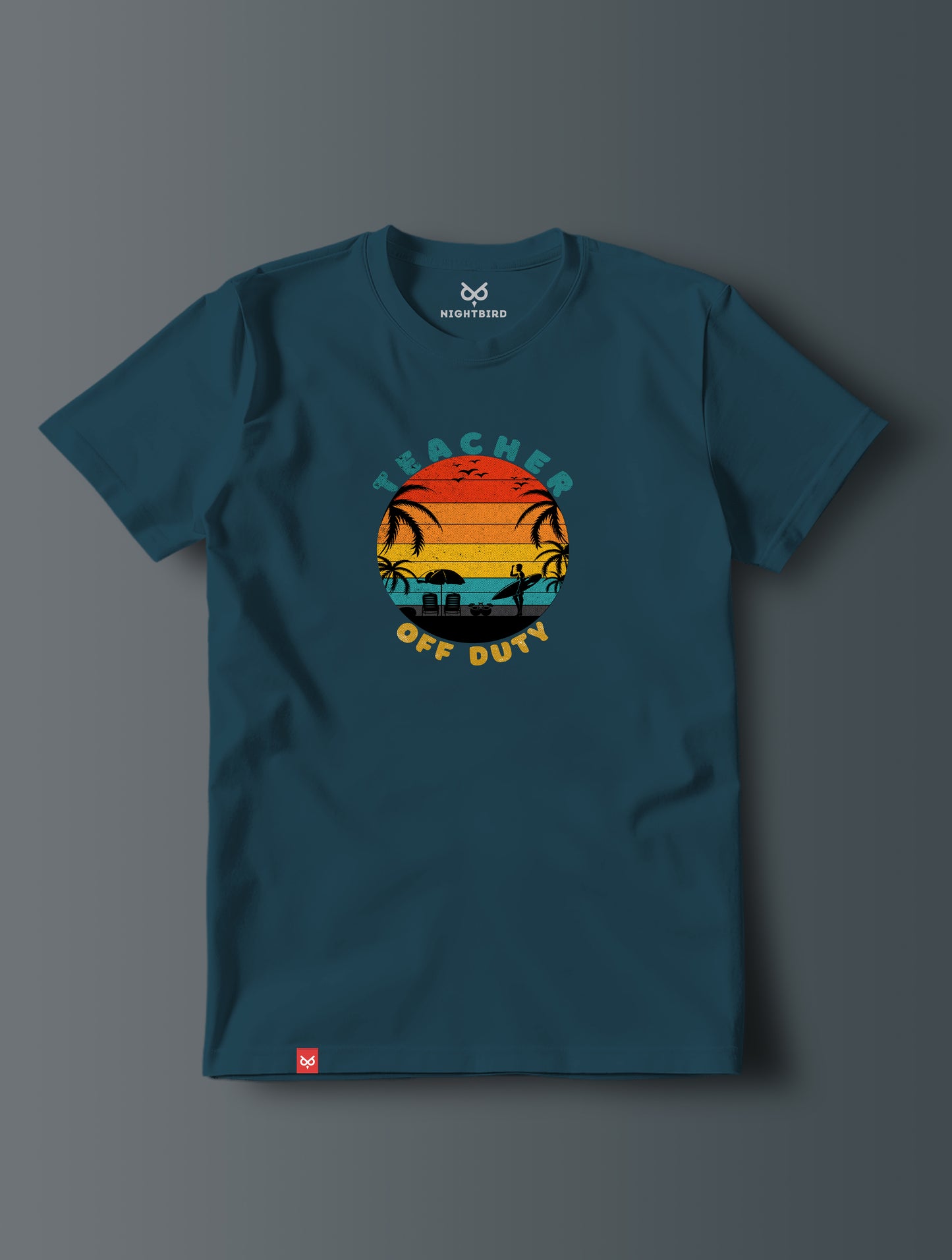 Retro Teacher Off Duty - Tee